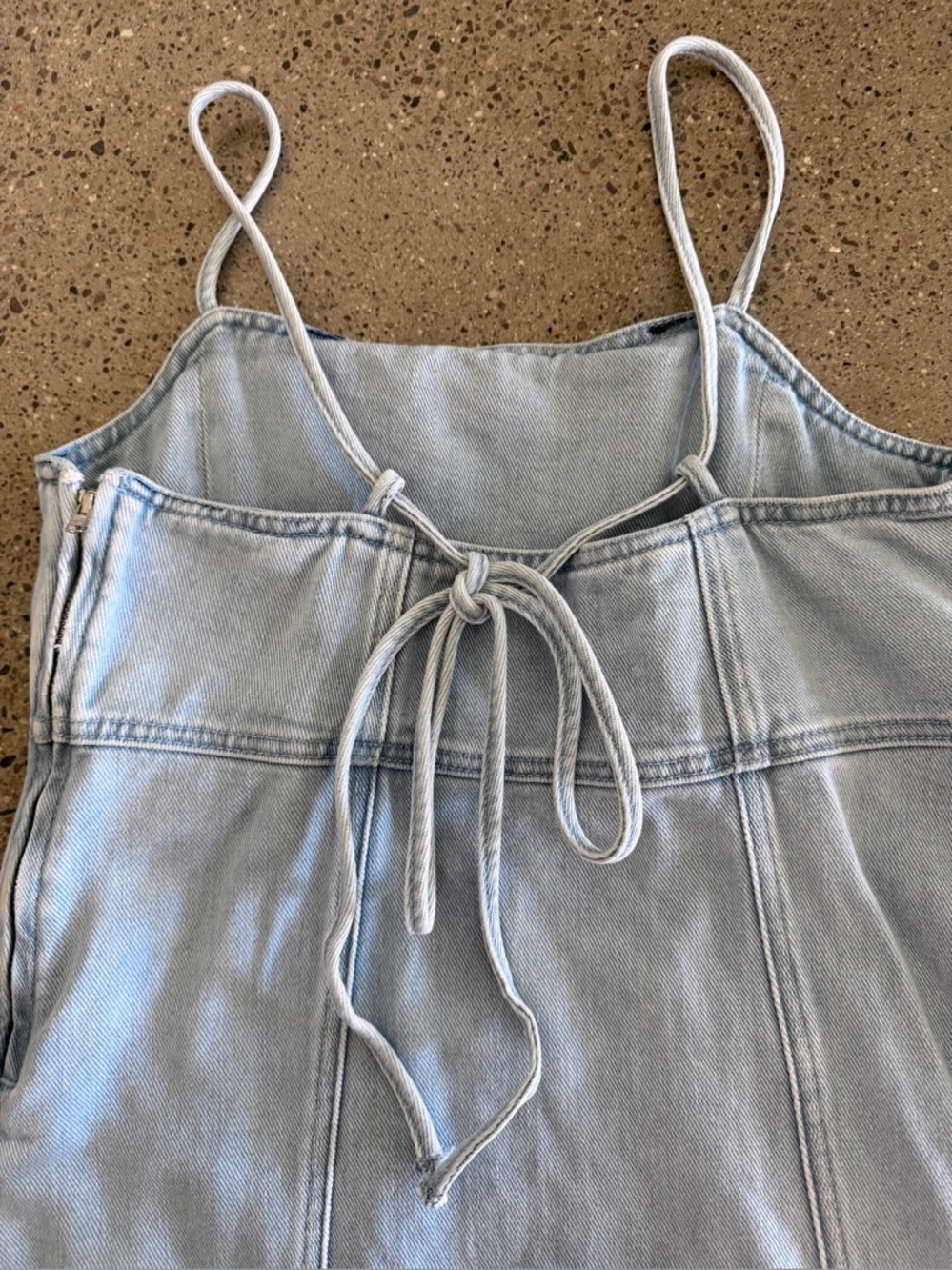 Treasure & Bond Blue Denim Midi Sundress - Picture 5 of 9